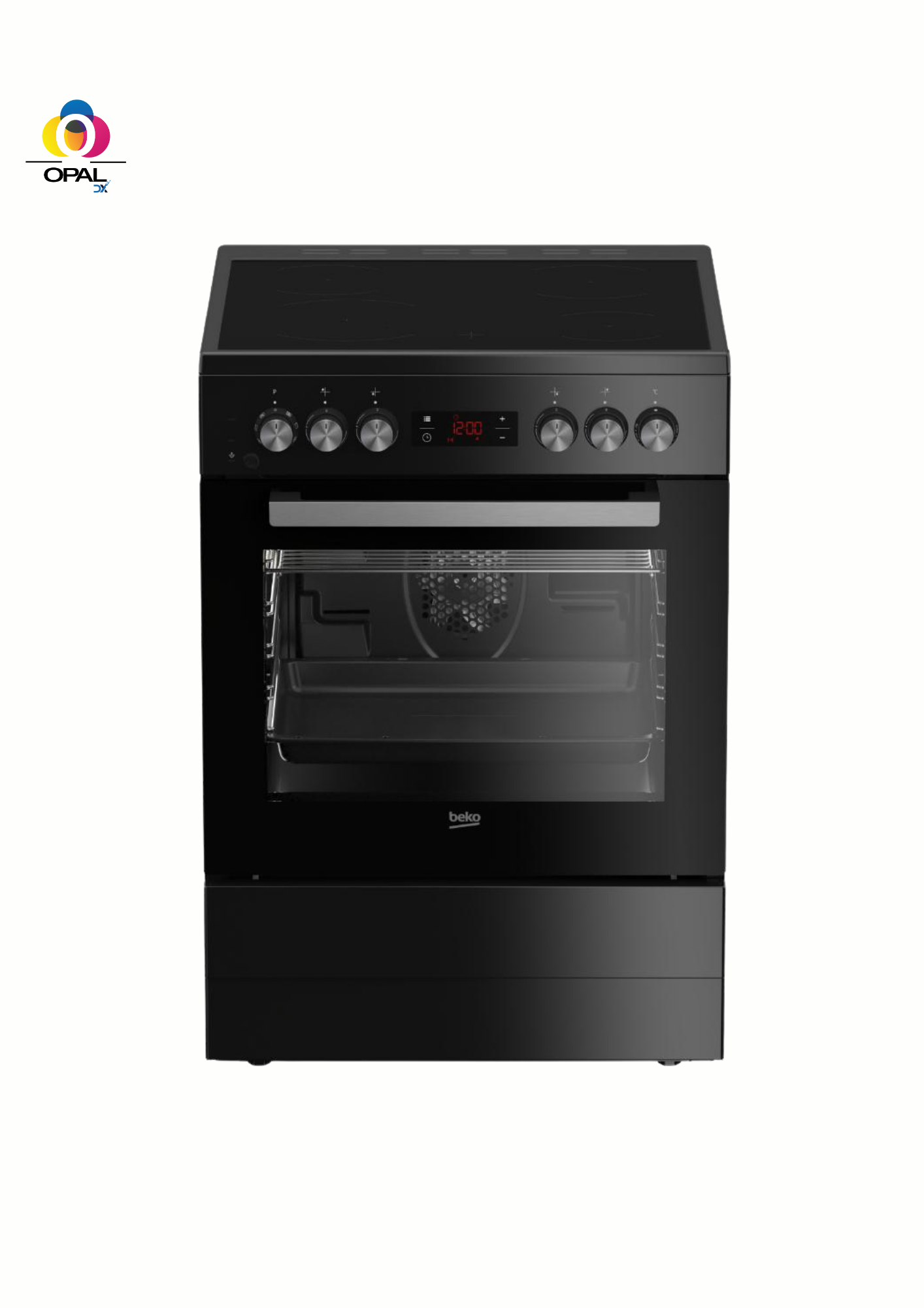 CUISINIÈRE BEKO 4 FEUX + FOUR ÉLECTRIQUE