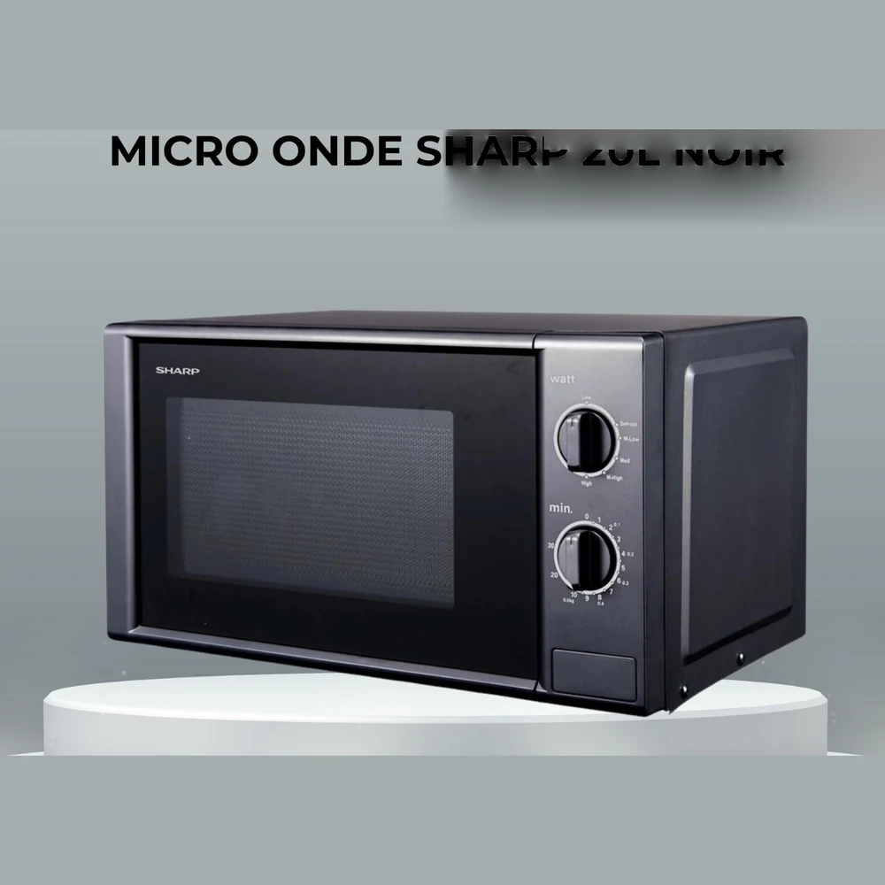 MICRO ONDE SHARP 20L NOIR