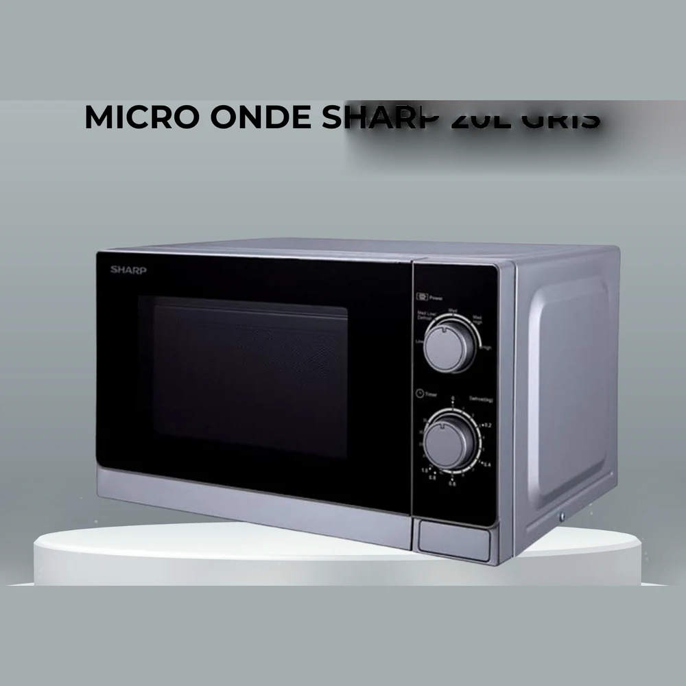 MICRO ONDE SHARP 20L GRIS