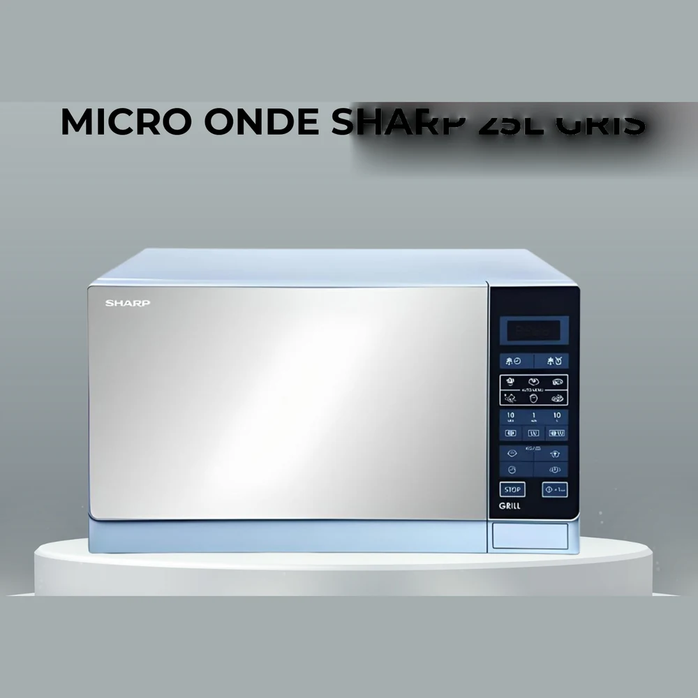 MICRO ONDE SHARP 25L GRIS