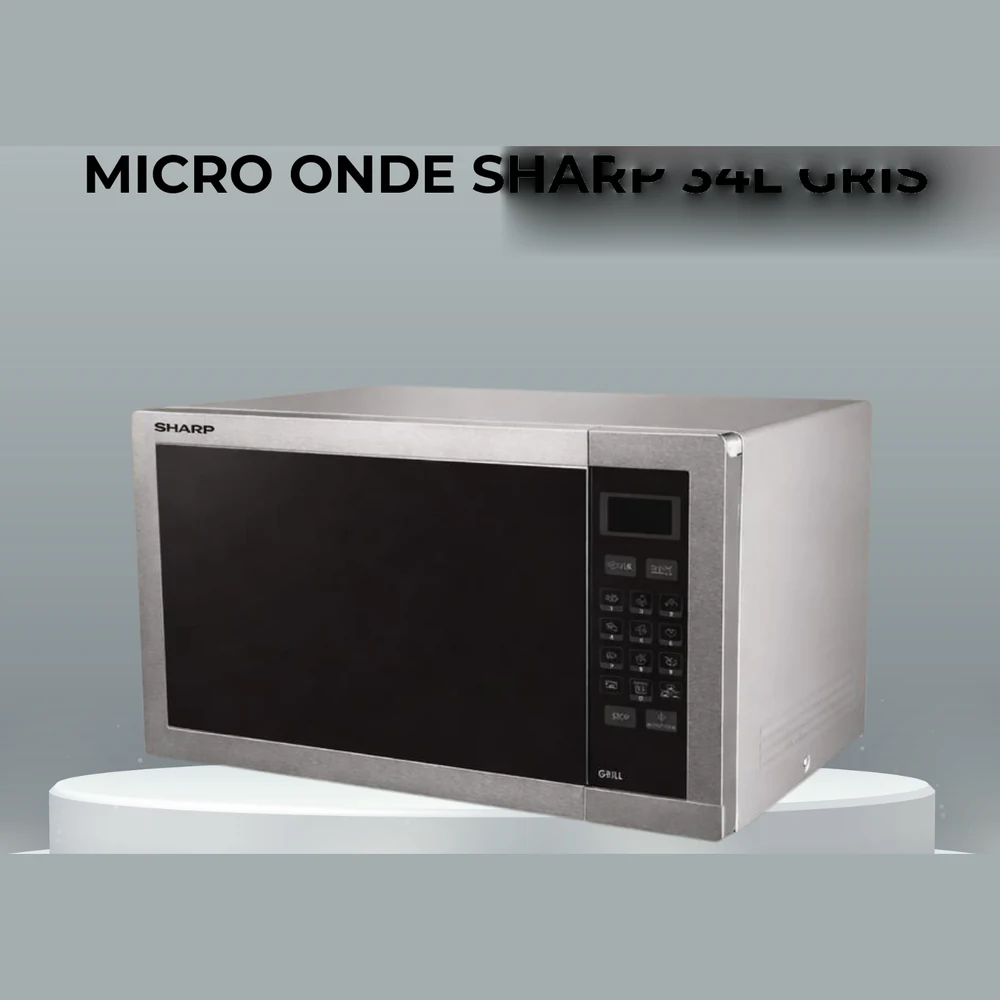 MICRO ONDE SHARP 34L GRIS