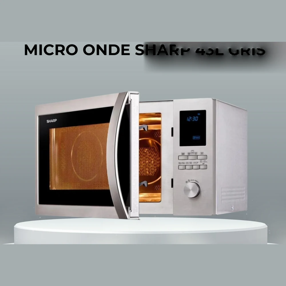 MICRO ONDE SHARP 43L GRIS