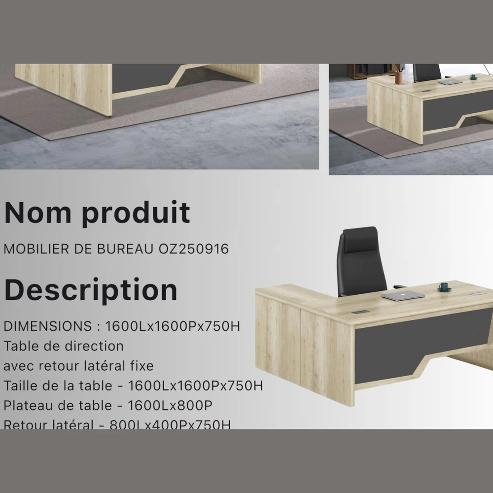 MOBILIER DE BUREAU RÉF "ERGO"