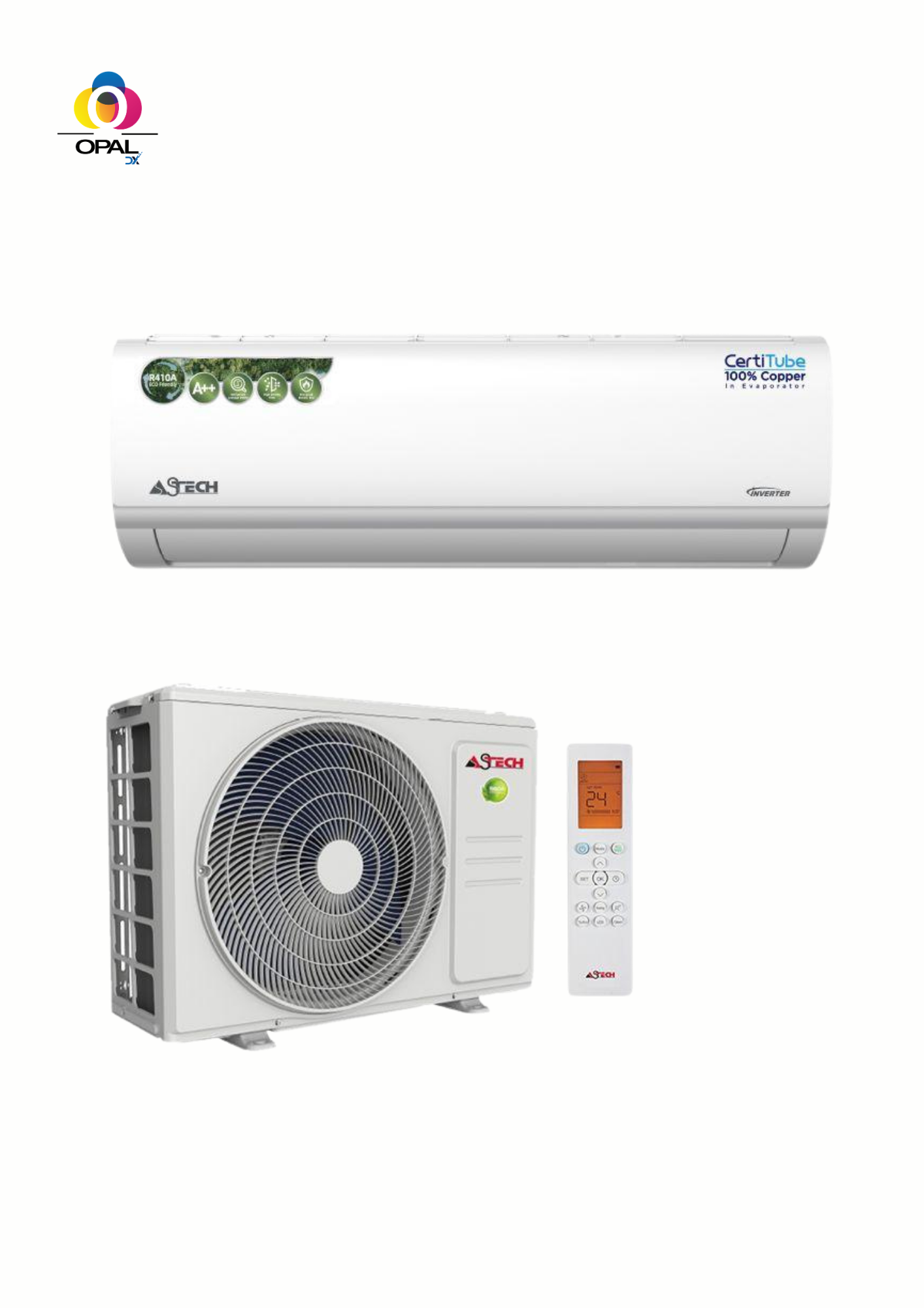 SPLIT ASTECH 18000BTU INVERTER+ WIFI