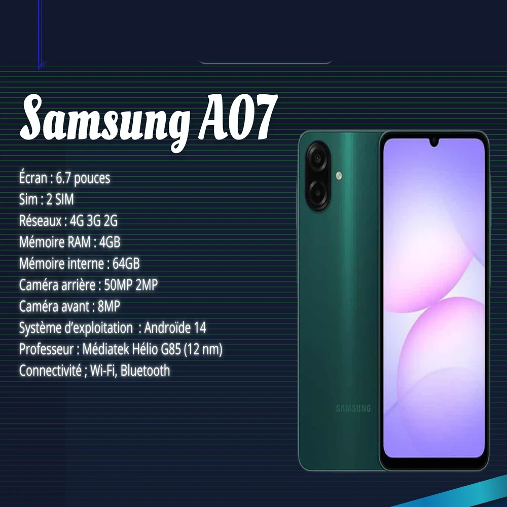 TELEPHONE SAMSUNG A07 64GB