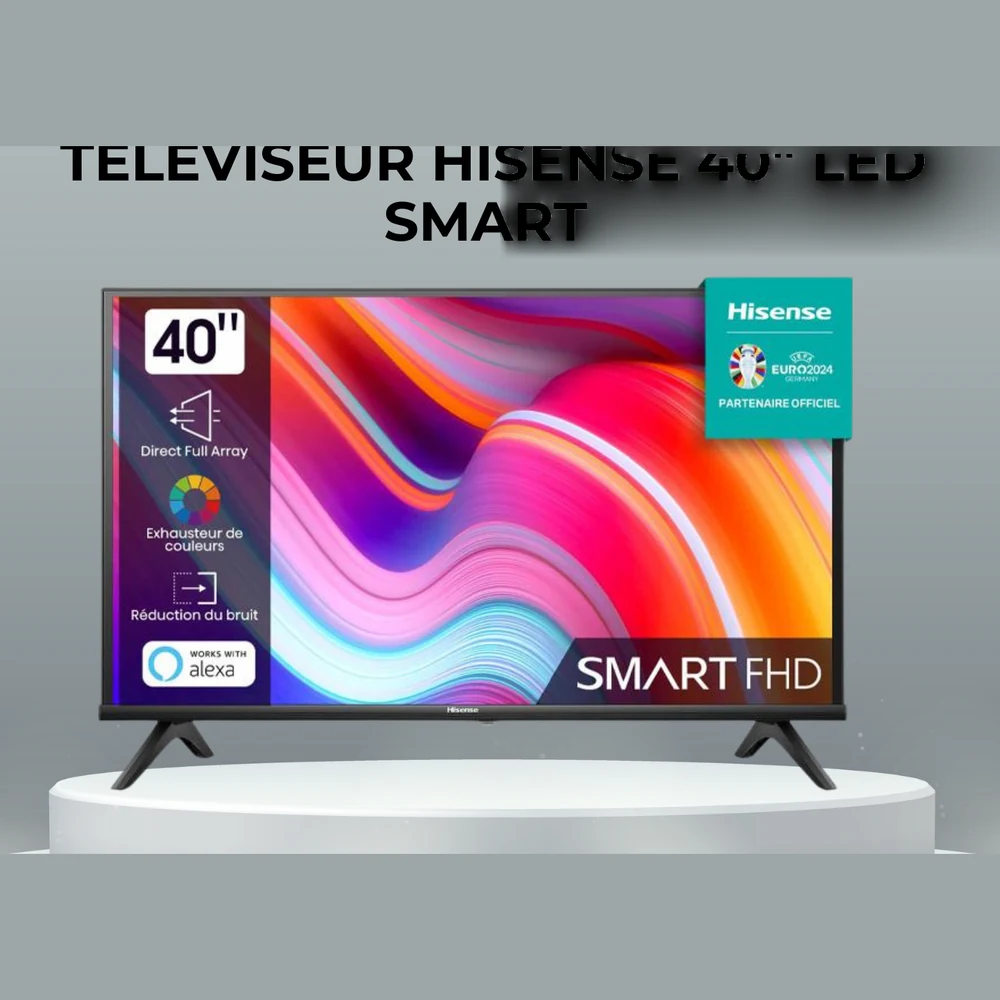 TÉLÉVISEUR HISENSE 40" LED SMART