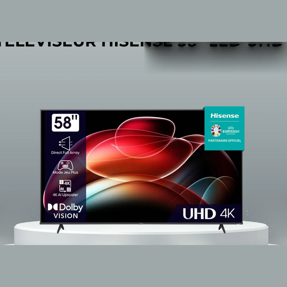 TÉLÉVISEUR HISENSE 58" LED UHD